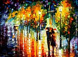 Leonid Afremov TWO COUPLES painting